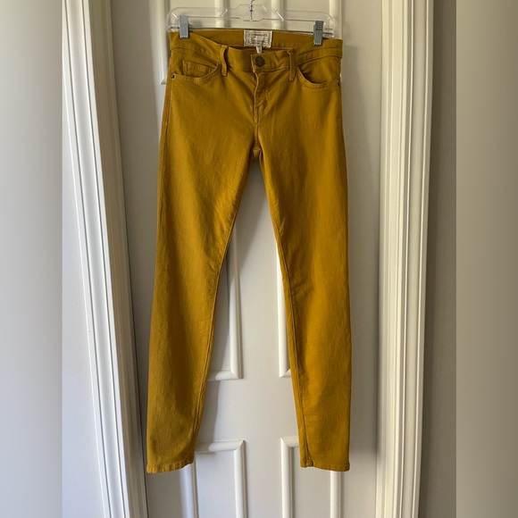 Current/Elliott NWT Ankle Skinny Mustard Jeans - Picture 2 of 10